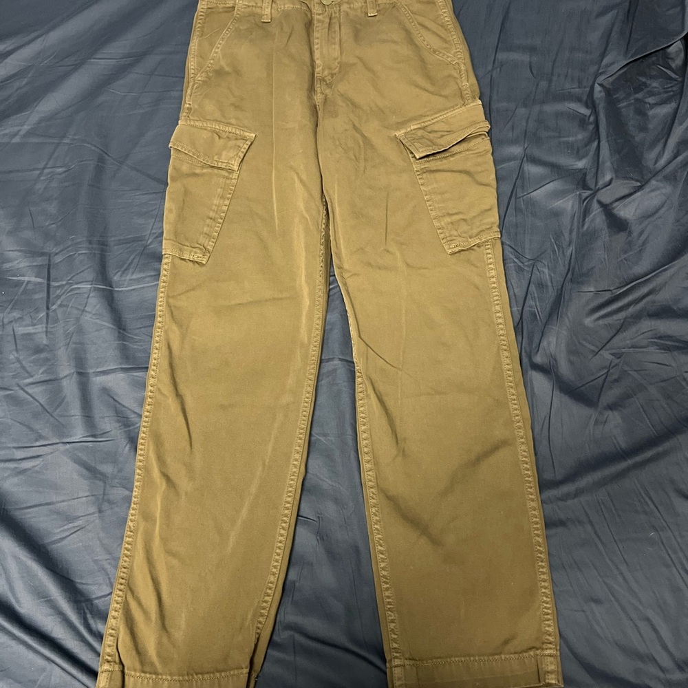 Levi's Tan Cargo Pants Relaxed Fit Cotton